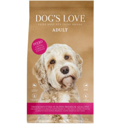 DOG'S LOVE Pferd 2 kg – karma sucha dla psa z koniną, batatami i jabłkami