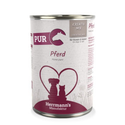 HERRMANN'S MANUFAKTUR Pferd Pur 400 g – karma mokra dla psa z koniną