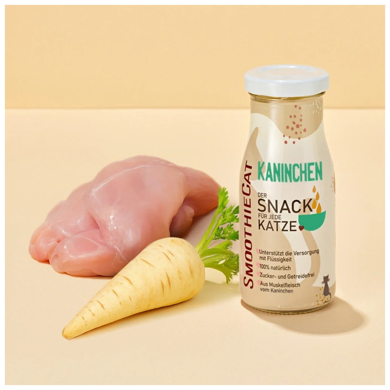 SMOOTHIE CAT Kaninchen 150 g – karma mokra smoothie dla kota z królikiem