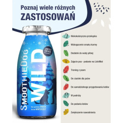 Smoothie Dog Winter Wild 250 ml – wet dog food smoothie with game meat