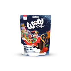 WOW Dog Winter Dentals Sticks 250 g – świąteczne gryzaki dentystyczne dla psa