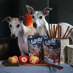 WOW Dog Winter Dentals Sticks 250 g – świąteczne gryzaki dentystyczne dla psa