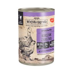 Wiejska Zagroda chicken with duck 400 g – wet food for cats