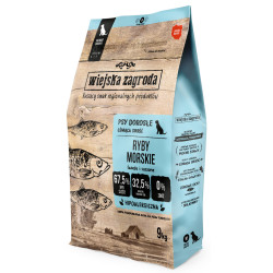 Dry Dog Food Wiejska Zagroda Sea Fish Kibble M 9kg