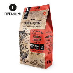 Dry Dog Food Wiejska Zagroda Beef with Turkey Kibble L 2kg