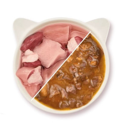 Karma mokra dla kota WOW CAT Filets Ente Huhn in sauce 85g