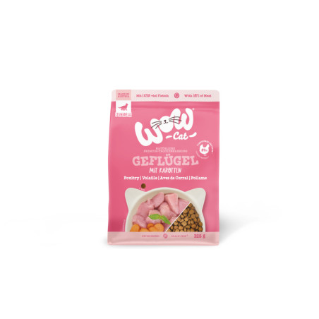Karma sucha dla kota WOW CAT Junior Geflügel – karma z drobiu dla kociąt 325g