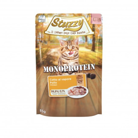 Wet Cat Food Stuzzy Monoprotein Fresh Chicken for Kittens 85g
