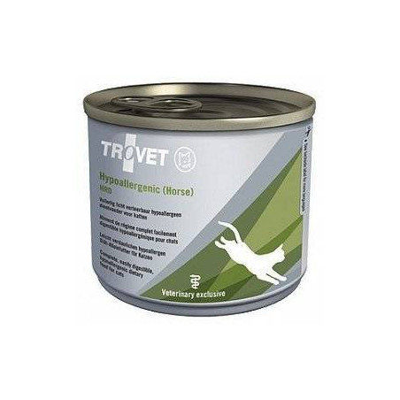Wet Cat Food TROVET HRD Hypoallergenic Horse 200g