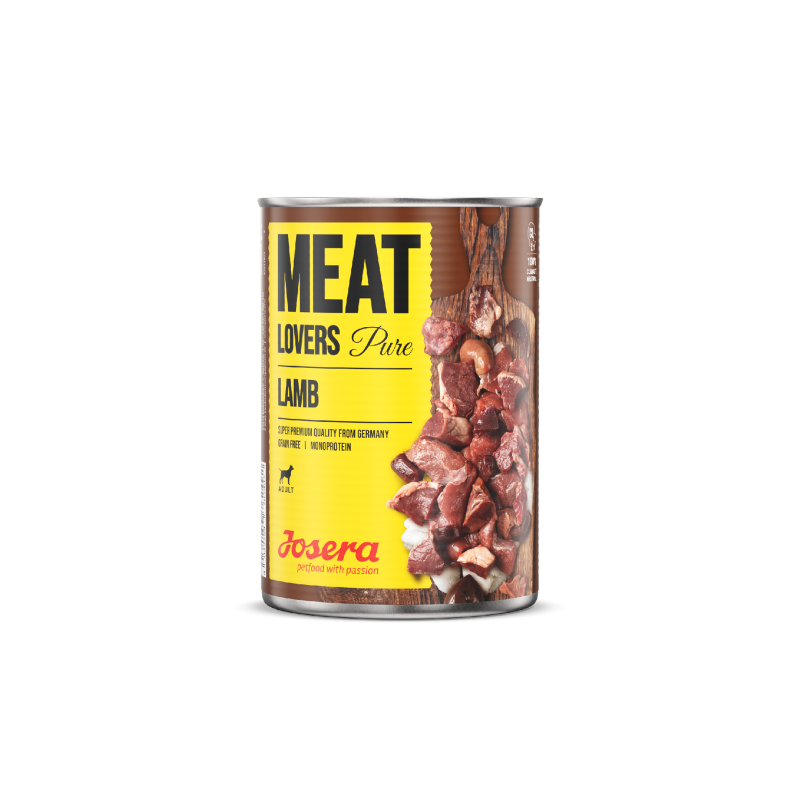 Wet Dog Food JOSERA Meat Lovers Pure Lamb 400g