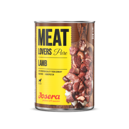 Karma mokra dla psa JOSERA Meat Lovers Pure Jagnięcina 400g