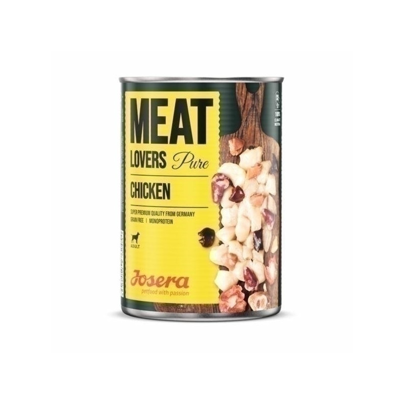Wet Dog Food JOSERA Meat Lovers Pure Chicken 400g