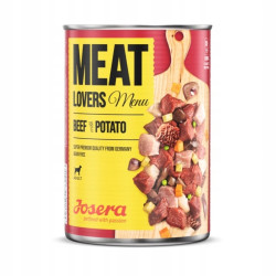 Karma mokra dla psa JOSERA Meat Lovers Menu Wołowina z ziemniakami 800g