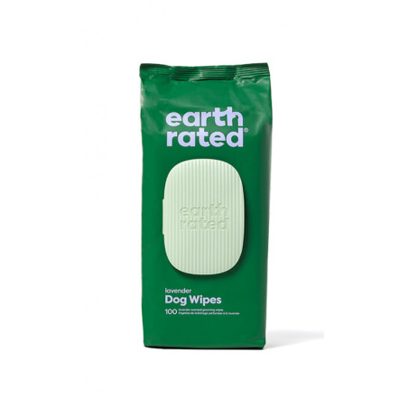 Akcesoria dla psa Chusteczki EARTH RATED lawendowe 100 szt