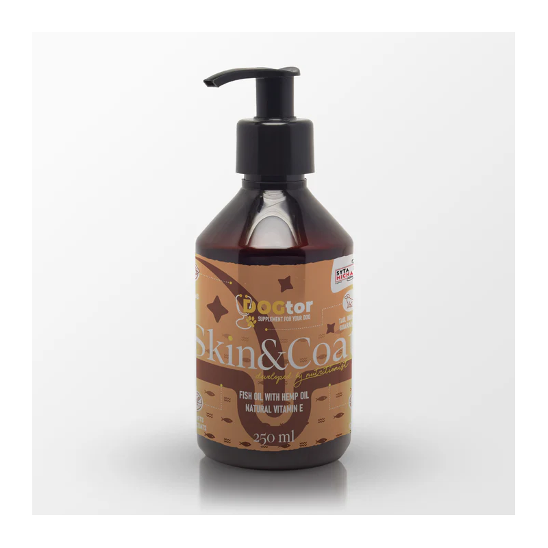 Suplement dla psa Syta Micha Skin  Coat Oil – olej na skórę i sierść 250 ml