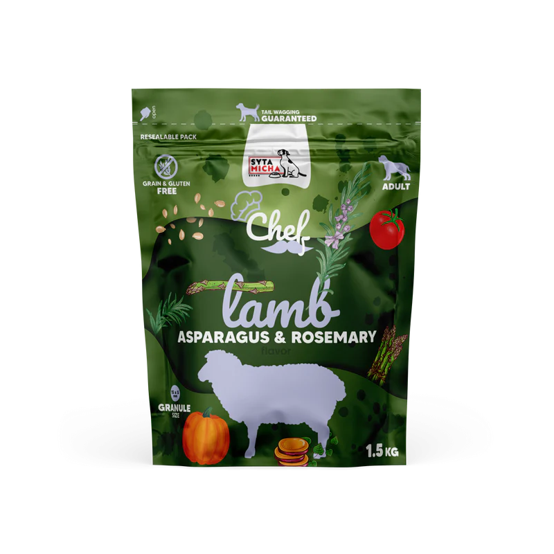 Syta Micha lamb with asparagus and rosemary 1.5kg – dry dog food