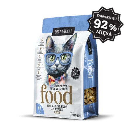 Dr Malou Duck with Lamb 500 g – Freeze-Dried Complete Cat Food | PupilowaKraina.pl