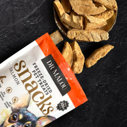 Dog Treats Meat Cubes 100% Freeze-Dried Salmon 50g