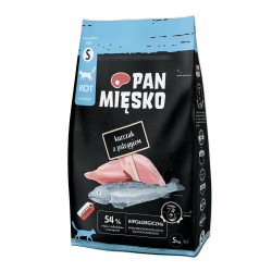 Pan Mięsko Complete Dry Cat Food Chicken with Trout (Adult) S Kibble 5kg