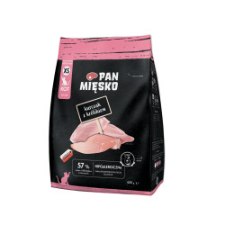 Pan Mięsko Complete Dry Kitten Food Chicken with Rabbit XS Kibble 400g