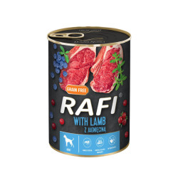 RAFI Wet Dog Food Lamb with Blueberry and Cranberry 400g