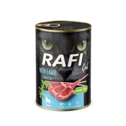 Karma mokra dla kota RAFI Cat Adult Sterilised z jagnięciną 400g