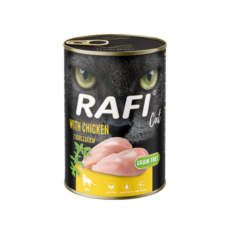 Karma mokra dla kota RAFI Cat Adult z kurczakiem 400g