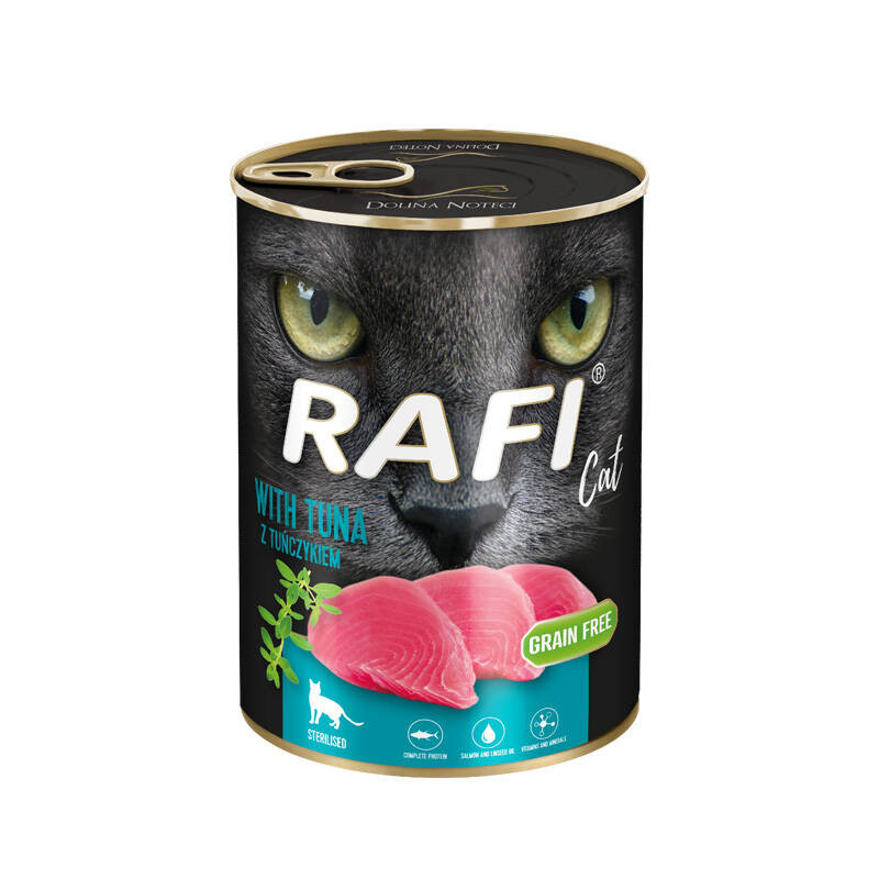 RAFI Cat Adult Sterilised Wet Cat Food Tuna 400g