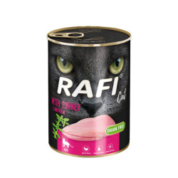 Karma mokra dla kota RAFI Cat Adult z indykiem 400g