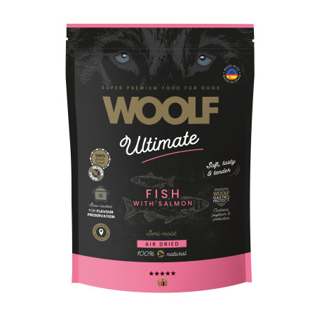 WOOLF Ultimate Soft Dog Food Fish with Salmon 1kg