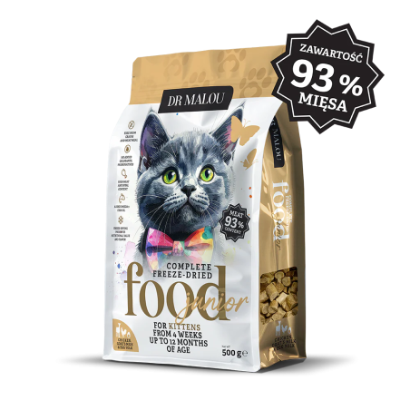 Dr Malou Kitten 500 g – Freeze-Dried Complete Food for Kittens | PupilowaKraina.pl