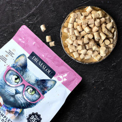 Dr Malou Chicken with Chicken Hearts 10 g – Freeze-Dried Complete Cat Food | PupilowaKraina.pl