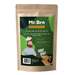 Mr.Bro Strips Królik CBD Melisa 80 g – funkcjonalny przysmak dla psa