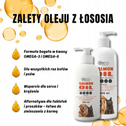 Gaczoo Salmon Oil Supplement for Dogs and Cats 500 ml