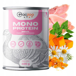 Gaczoo Mono Protein Puppy Turkey Wet Dog Food 400 g