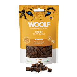 Woolf Soft Cubes Rabbit Monoprotein Dog Treats 100 g