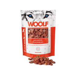 Przysmak dla psa Woolf N Salmon Chunkies 100g