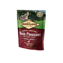 Karma sucha dla kota Carnilove Duck  Pheasant Hairball Control 0,4 kg