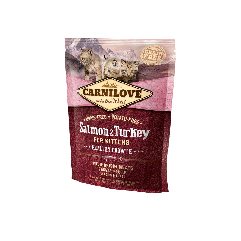 Carnilove Cat Salmon  Turkey for Kittens Dry Cat Food 0.4 kg