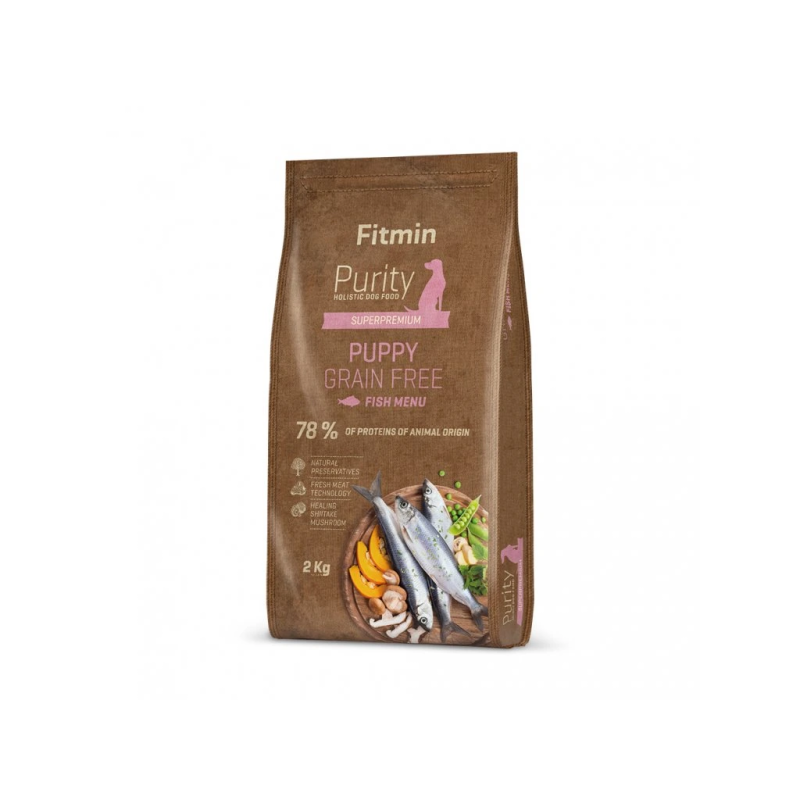 Fitmin Purity Grain Free Puppy Fish Dry Dog Food 2 kg