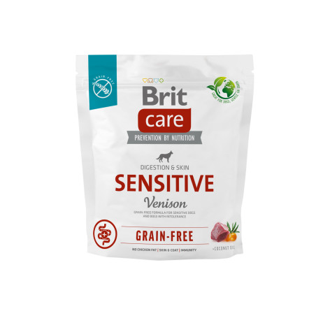 Brit Grain-Free Sensitive Venison Dry Dog Food 1 kg