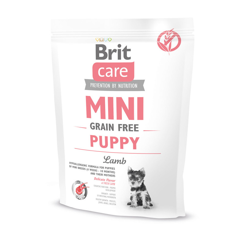 Brit Care Mini Grain Free Puppy Lamb Dry Dog Food 0.4 kg