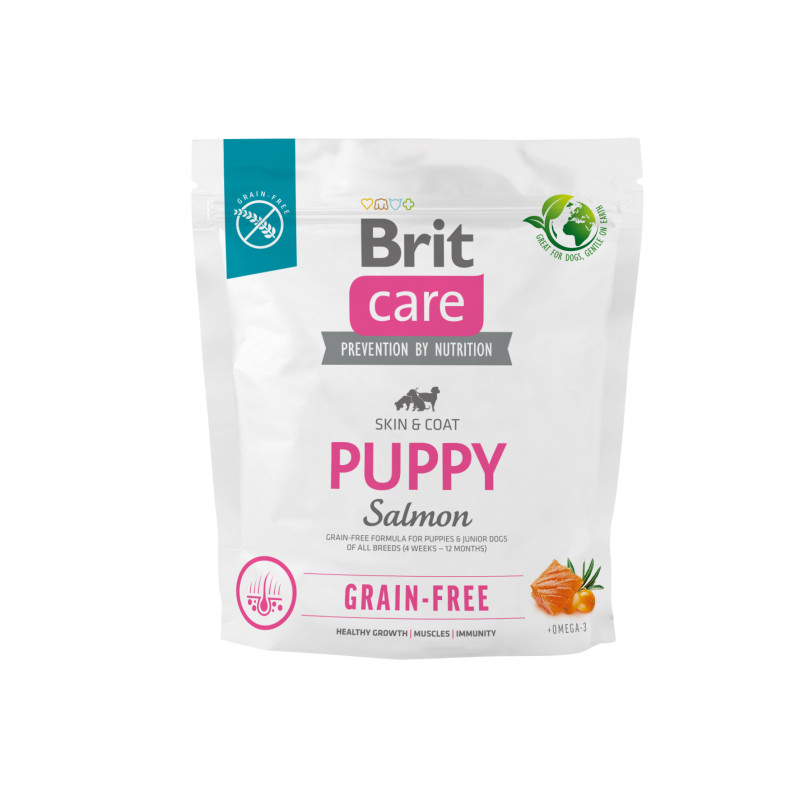 Brit Grain-Free Puppy Salmon Dry Dog Food 1 kg