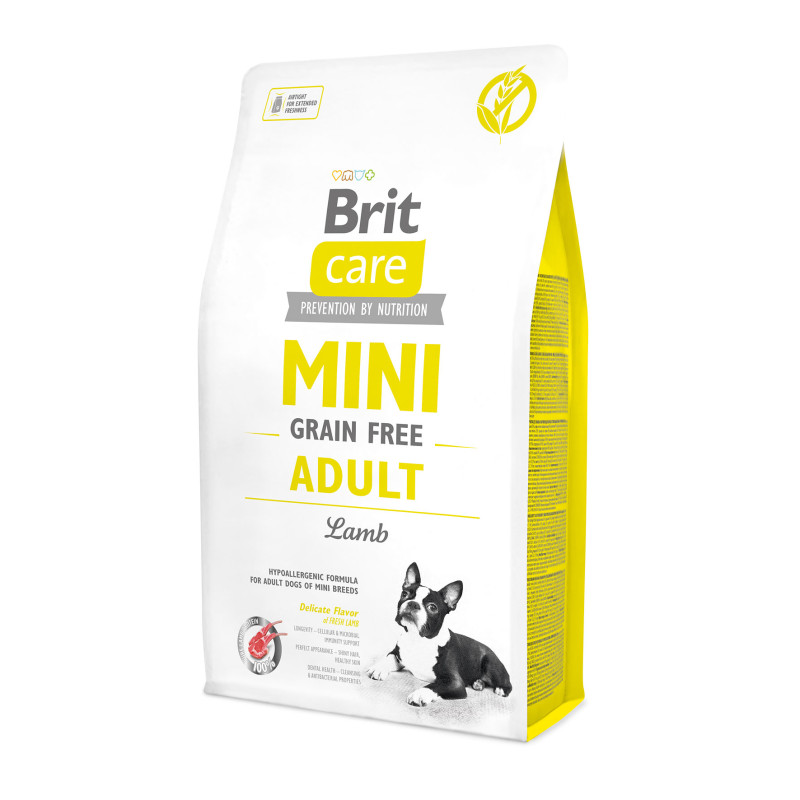 Brit Care Mini Grain Free Adult Lamb Dry Dog Food 2 kg