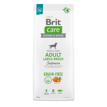 Brit Grain-Free Adult Large Breed Salmon Dry Dog Food 12 kg