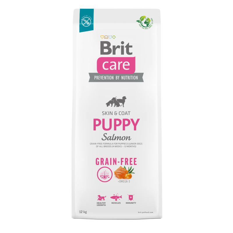 Brit Grain-Free Puppy Salmon Dry Dog Food 12 kg