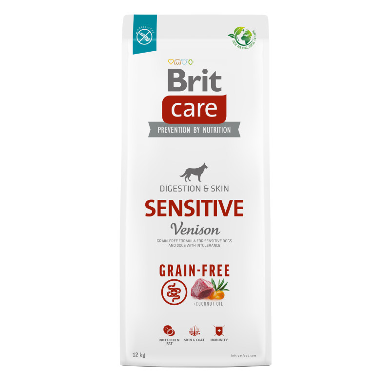 Brit Grain-Free Sensitive Venison Dry Dog Food 12 kg