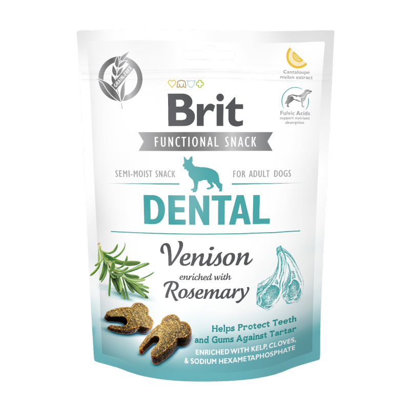 Brit Dental Venison Dog Treats 150 g