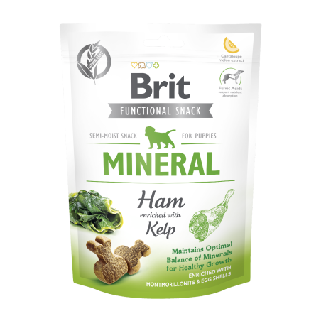 Brit Mineral Ham Puppy Dog Treats 150 g