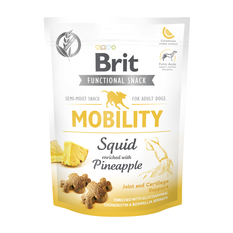 Przysmaki dla psa Brit Mobility Squid 150 g